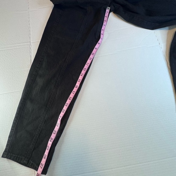 NWT Universal Thread Sleeveless Denim Jumpsuit Zip Front Coveralls Size 4 Black - Picture 11 of 15